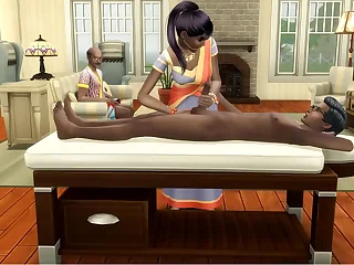 Indian thing Mama Hardly Defray By thing Dad to have crafty maturity sex with thing Son to Deflower in an erotic knead - Shy teen